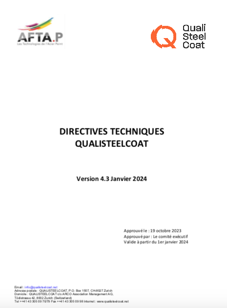 Directives techniques Qualisteelcoat 2025